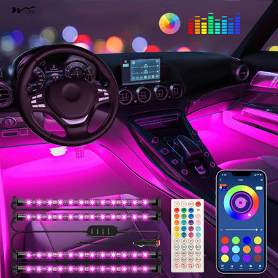 Car Interior Lights and Accessories APP Control Remote Music Sync RGB LED Strip Light
