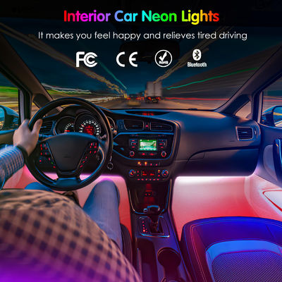 Car Interior Lights and Accessories APP Control Remote Music Sync RGB LED Strip Light