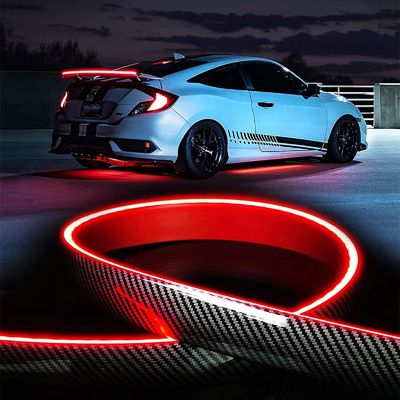 129.79 x 3.51 x 1.02 cm Packaging Size Luminous Car Spoiler with LED Strip Light