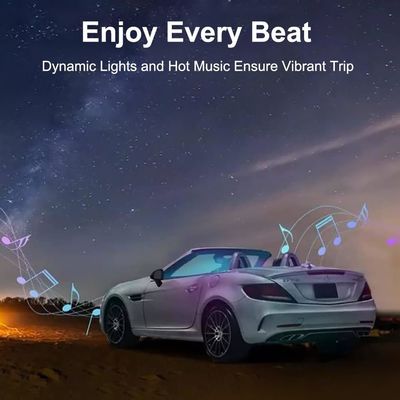 Special Functions 5 in 1 Car Interior Lights 16 Million Colors with Wireless Control