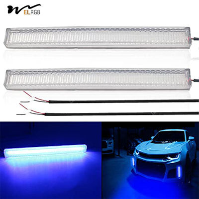 Universal Super Bright Car Trucks DRL Waterproof 12V LED Strips COB Car LED Fog Light