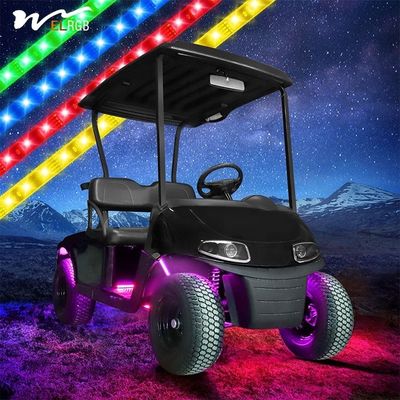 Polyvinyl Chloride PVC Golf Cart LED Light Strip Trim Neon Kit for EZGO Yamaha Club Cars