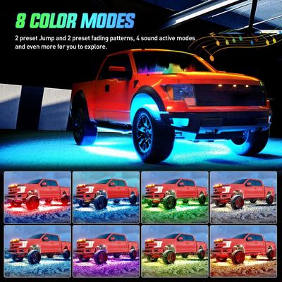 Multi-color Car LED Light Strip with Voice Control and Music Mode 680g Remote Control
