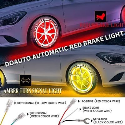 Residential LED Dream Chasing Colors L/R Turn Signal Brake Backlight Strip Light Kit