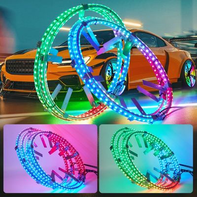 Residential LED Dream Chasing Colors L/R Turn Signal Brake Backlight Strip Light Kit