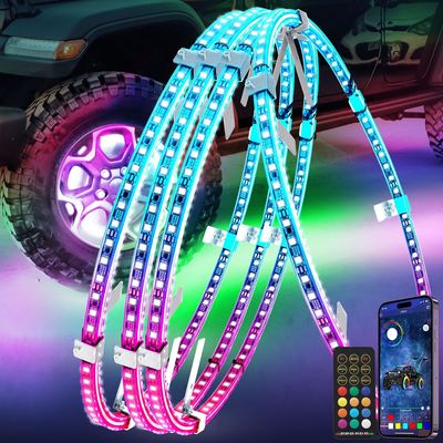 Residential LED Dream Chasing Colors L/R Turn Signal Brake Backlight Strip Light Kit