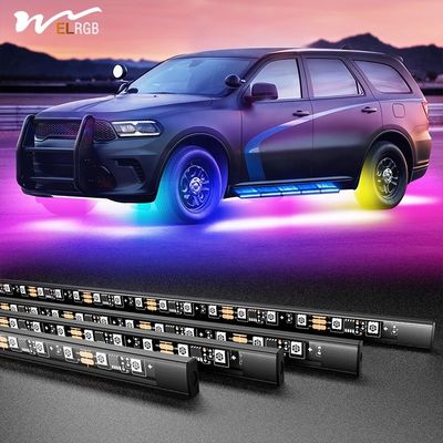 Remote Control Dream Color Chasing LED Car Kit with Rubber Bottom and Dimmable Lights