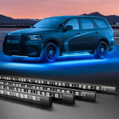 Remote Control Dream Color Chasing LED Car Kit with Rubber Bottom and Dimmable Lights