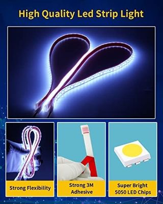 IP68 Waterproof 12V Silicone LED Light Strip Perfect for Residential and Car Interior