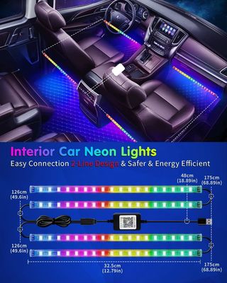 Waterproof LED Neon Lights for Internal Lighting Intelligent APP Control and Music Sync