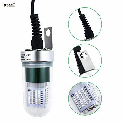 3000 Lumens Green LED Fishing Light for Dock Attractants and Night Fishing Underwater
