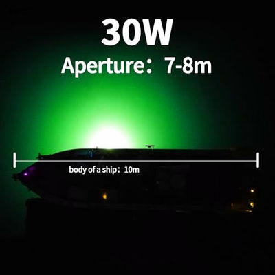 3000 Lumens Green LED Fishing Light for Dock Attractants and Night Fishing Underwater