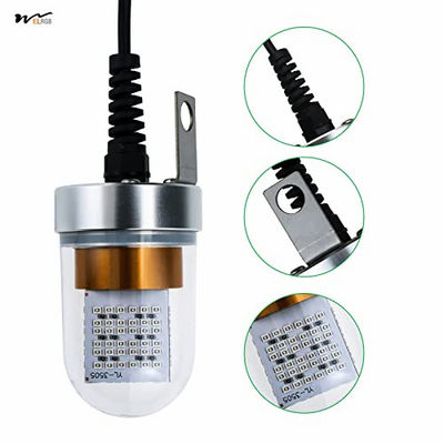 Fresh Salt Water Fishing Lights Underwater Submersible Lure Lamp for Squid and Crappie