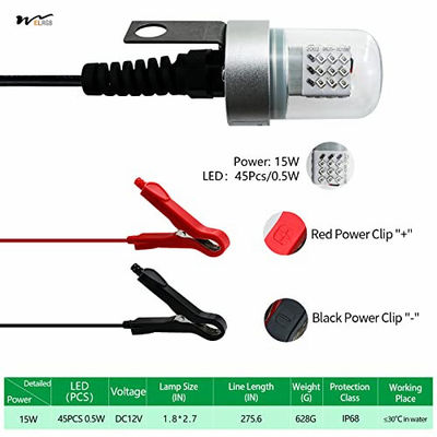 12V IP68 6M Underwater Submersible Lure Lamp Item Type FISHING LIGHTS Year 3-Year