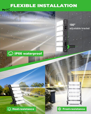 300W Equivalent 39000LM Super Bright LED Arena Lights Corded Electric IP66 Waterproof