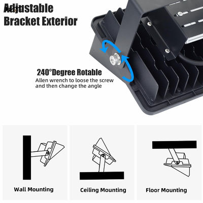 300W Waterproof LED Stadium Flood Lights Outdoor 39000LM 4000K Heavy-Duty Spotlight