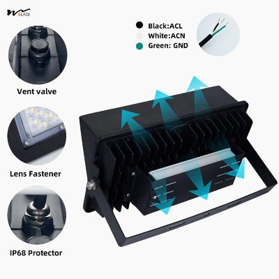 300W Waterproof LED Stadium Flood Lights Outdoor 39000LM 4000K Heavy-Duty Spotlight