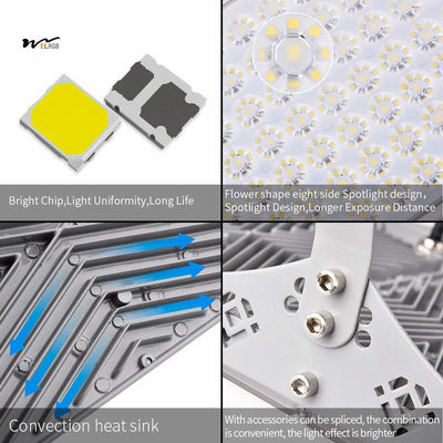 LED Flood Light for Outdoor Fields 100W 200W 300W 44000LM 6500K IP67 Waterproof Cool White