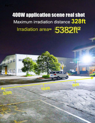Outdoor LED Flood Light 24000LM Super Bright with 6000K Daylight White Waterproof Design