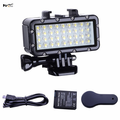 Waterproof LED Video Light High Power Dimmable Fill Night Light for Diving Underwater