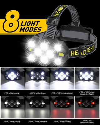 10 Modes Rechargeable Fishing Lamp with 22000 Lumen LED Light and Waterproof Design