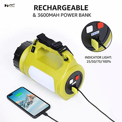 Modern Style 1000 Lumen Rechargeable Camping Lantern with 5 Modes and Waterproof Design