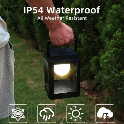 Solar Table Lamp 10 RGB Color Changing Lights Portable Rechargeable Solar Lantern Waterproof 2-