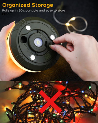 32.8ft Camping String Lights Waterproof Outdoor Lights for Camping Essentials 2-