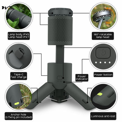 10000mah Batteries Camping Lantern Rechargeable with 32 LED Lights 50000 Working Hours