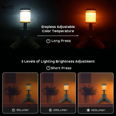10000mah Batteries Camping Lantern Rechargeable with 32 LED Lights 50000 Working Hours