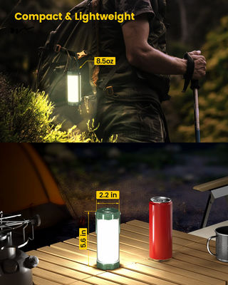 106LED Camping Lantern 5 Brightness Levels Up to 1200LM 3 Modes SOS 80hrs Working Time IP68 Waterproof Emergency Light