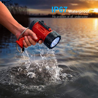 Rechargeable Spotlight with Foldable Stand and Detachable Red Lens 50000 Hours Working Time