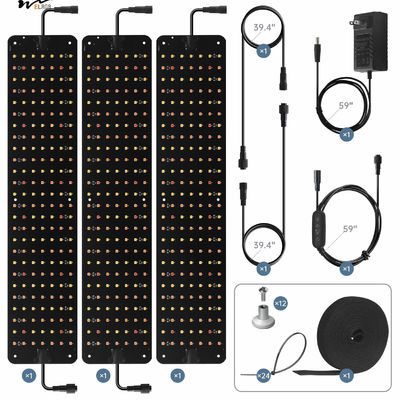 Indoor Plants 45W LED Grow Light Panel with Timer and Dimmable 3 Modes Full Spectrum