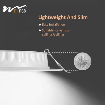 4000K Household Embedded Ceiling Lamp with Ultra-Thin Iron Hole and Smart Lighting LED