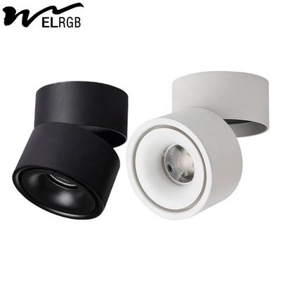 Remote Control Switch Mode LED Cylindrical COB Open-Mounted Downlights for Smart Home