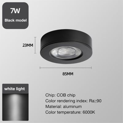 Ultra-Thin and Bright LED Downlight for Minimalist Ceiling Decoration without Drilling