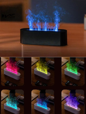Garden Essential Oil Diffuser 150ml Cool Mist Ultrasonic Humidifier for Fireplace Flame