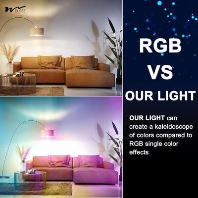3- 5V USB LED Strip Light 4Pcs x 1.64ft/0.5m with Bluetooth Control and Music Sync