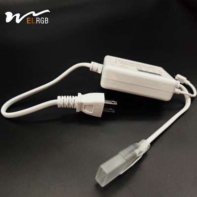 Voltage NEON Double-Row Circular Monochromatic Light Strip with 2- and Dimmer 30M Long