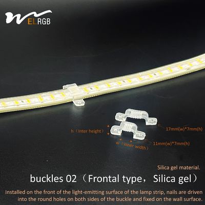 3014 5730 2835 5050 LED Light Strip Buckle Fixer Translucent Product Weight kg 0.01