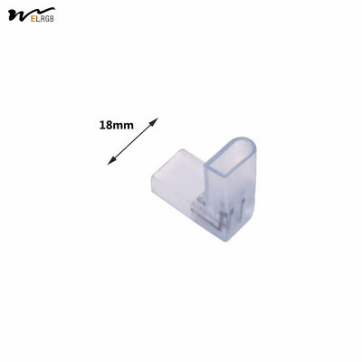 Modern Style 2 Pin L Shaped LED Neon Light PVC Splice Connector for AC 110V Input Voltage