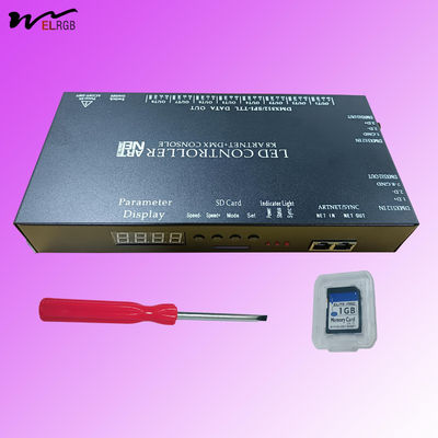 LitePro DLX Layout Supported K8-ARTNET LED Controller for 8192 Pixels and AC110V-220V
