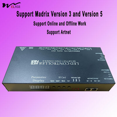 LitePro DLX Layout Supported K8-ARTNET LED Controller for 8192 Pixels and AC110V-220V