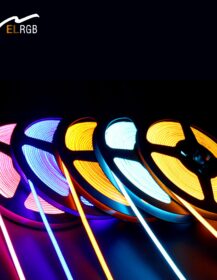 5V 12V 24V Cob Strip 4mm Width Monochrome Smart LED Strip Lights Low-Voltage Self-Adhesive Atmosphere with 480LEDs/M