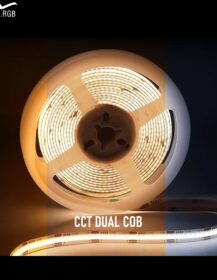 CCT Dual Color Temperature LED Strip Cob Three-Color Dimming Display 640LED/m Flexible Led Strip Lights for Smart Strip Lights