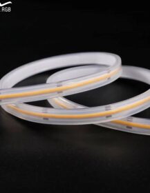 10MM IP67 Cob Light Strip Solid Silicone One-Piece Extrusion Waterproof LED Strip Atmosphere 12V 24V Flexible LED Strip
