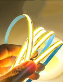 Self-Adhesive Cob LED Linear Light Strip Low Pressure Flexible Home Decoration for Ceiling & Cabinets for Landscape Application