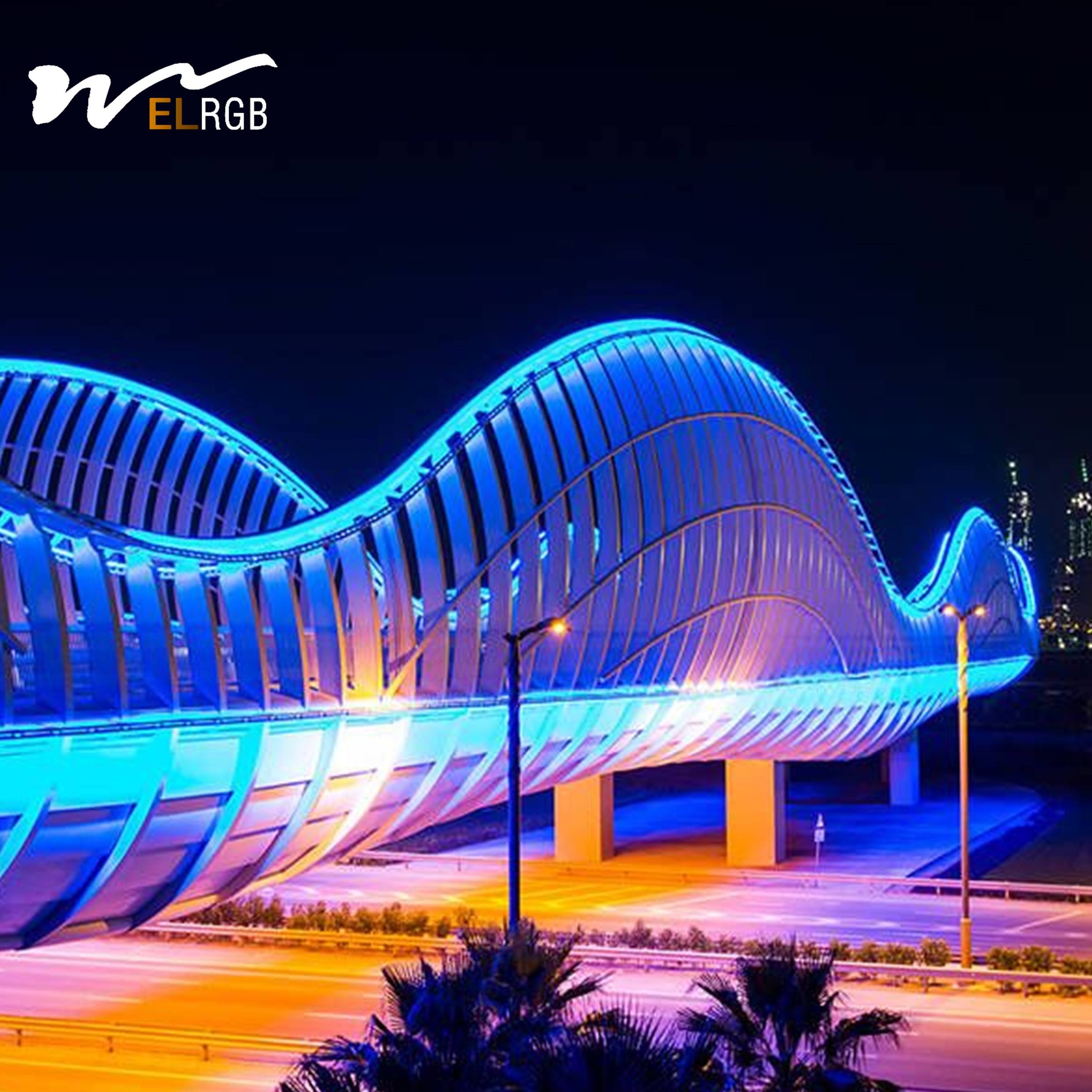 Led Strip 110V-220V Marquee Outdoor Watercolor LED Light Strip Colorful & Flashing Signboard Color-Changing Color Light Strip - Image 2