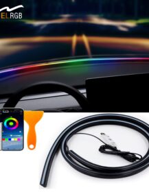 Hot Selling Gun Metal LED Signal Tube Projector Headlights Waterproof New Condition Headlamps