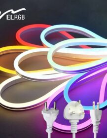 UL UK PSE VDE Dimmable AC 110V 220V Led Strip Rope Waterproof Light App Remote Control Indoor Outdoor LED Neon Light Strip